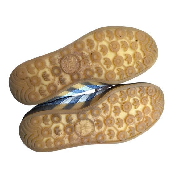 Adidas Gazelle Indoor Suede Sneaker Blue Fusion 6.5 Blokette Gum Sole Soccer - Picture 12 of 14